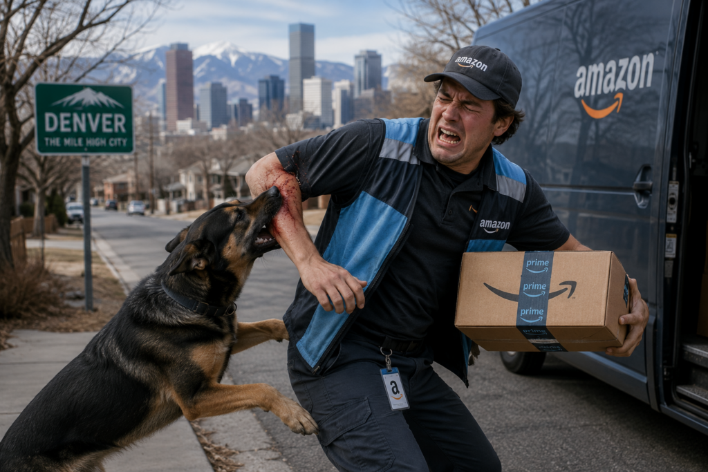 Denver Dog Bite Amazon Delivery Driver