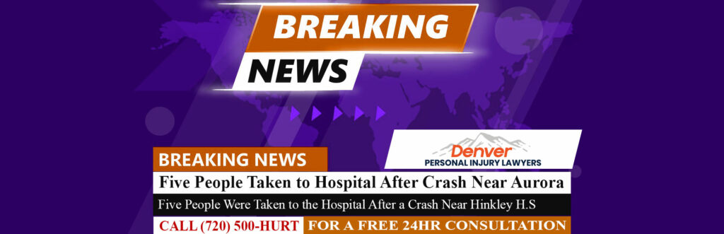 [4-29-22] Five people taken to hospital after crash near Aurora high school