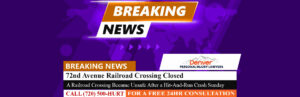 [02-13-24] 72nd Avenue Railroad Crossing Closed, ‘Unsafe’ After Hit-And-Run