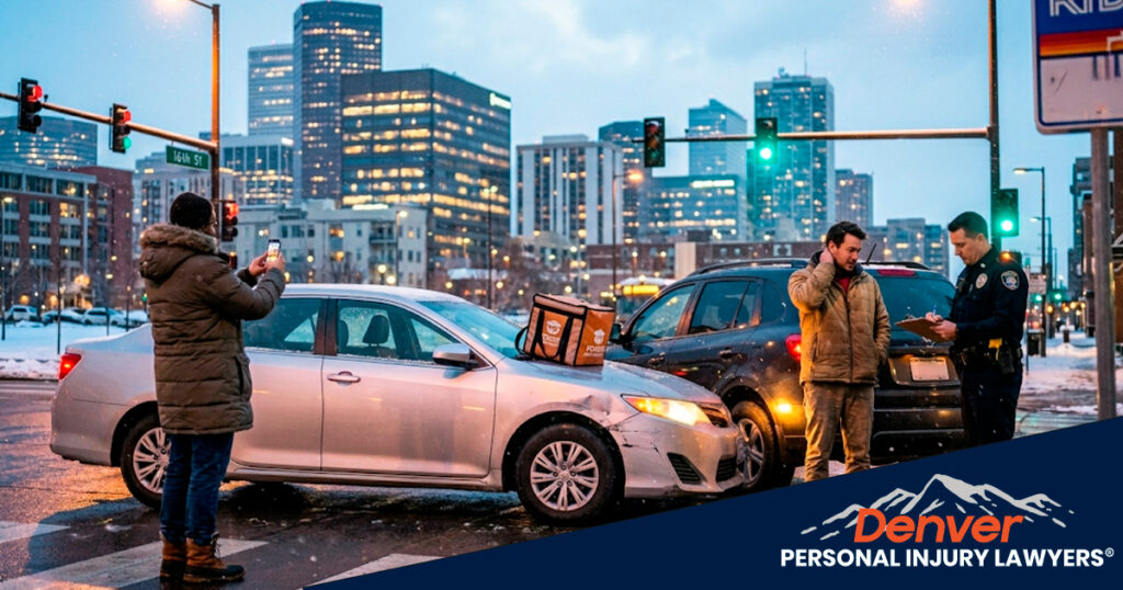 Grubhub Delivery Accidents in Denver: What to Do